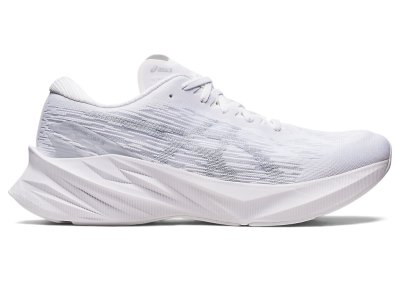 Tenis Para Correr Asics Novablast 3 Hombre Blancos Grises | MX6453-719