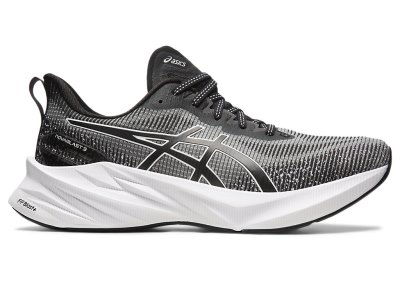 Tenis Para Correr Asics Novablast 3 LE Hombre Negros Blancos | MX4201-102