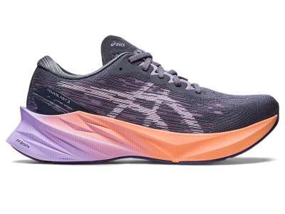 Tenis Para Correr Asics Novablast 3 Mujer Grises Morados | MX2808-885