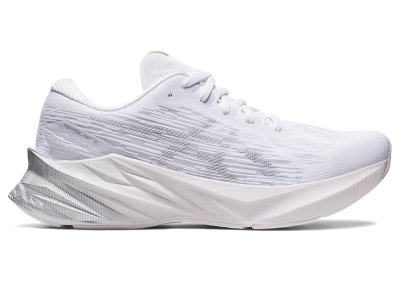 Tenis Para Correr Asics Novablast 3 Mujer Blancos Grises | MX2925-018