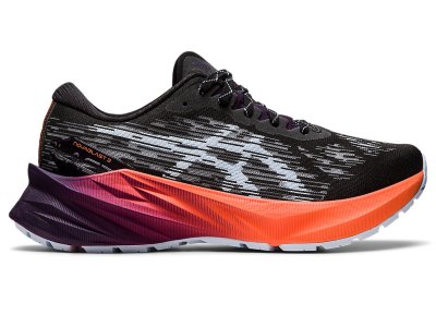 Tenis Para Correr Asics Novablast 3 Tr Mujer Negros Naranjas | MX3077-877