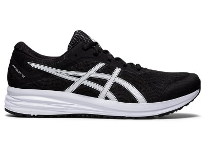 Tenis Para Correr Asics Patriot 12 Hombre Negros Blancos | MX6580-026