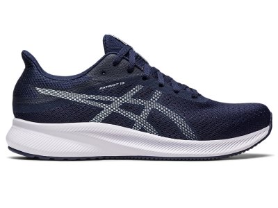 Tenis Para Correr Asics Patriot 13 Hombre Negros Azules | MX6430-104