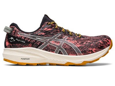 Tenis Para Trail Running Asics Fuji Lite 3 Mujer Coral Verde Oliva Claro | MX9005-416