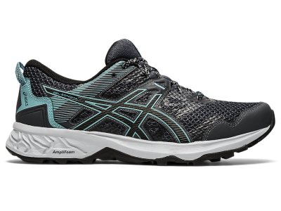 Tenis Para Trail Running Asics Gel-sonoma 5 Mujer Grises Negros | MX2727-421