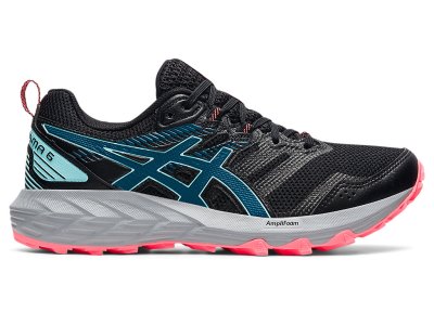 Tenis Para Trail Running Asics Gel-sonoma 6 Mujer Negros Turquesa Oscuro | MX4232-823