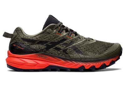 Tenis Para Trail Running Asics Gel-trabuco 10 Hombre Verdes Negros | MX1068-832