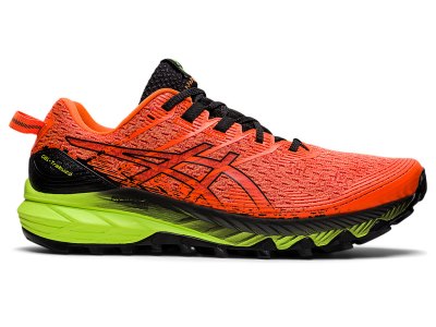 Tenis Para Trail Running Asics Gel-trabuco 10 Hombre Naranjas Negros | MX2159-863