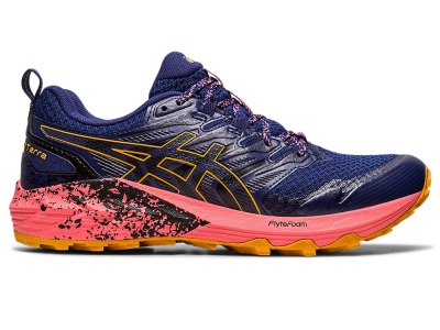 Tenis Para Trail Running Asics Gel-trabuco Terra Mujer Azules Azules Marrom | MX3223-182