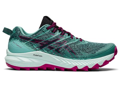 Tenis Para Trail Running Asics Gel-trabuco 10 Mujer Verde Oliva Negros | MX4577-505