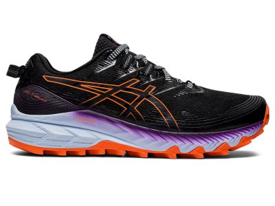 Tenis Para Trail Running Asics Gel-trabuco 10 Mujer Negros Naranjas | MX6329-060