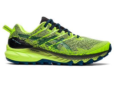 Tenis Para Trail Running Asics Gel-trabuco 10 Hombre Verdes Negros | MX6598-189