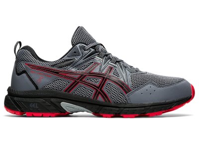 Tenis Para Trail Running Asics Gel-ventuRE 8 (4E) Hombre Grises Rojos | MX0831-168