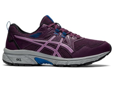 Tenis Para Trail Running Asics Gel-ventuRE 8 Mujer Morados Oscuro Negros | MX1634-986