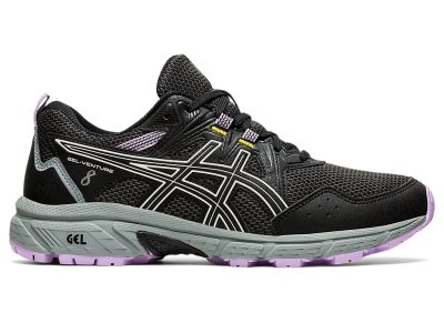 Tenis Para Trail Running Asics Gel-ventuRE 8 (D) Mujer Negros Blancos | MX1921-969