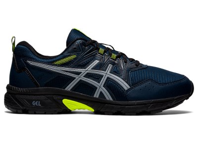 Tenis Para Trail Running Asics Gel-ventuRE 8 Awl Hombre Azules Amarillos | MX3200-562