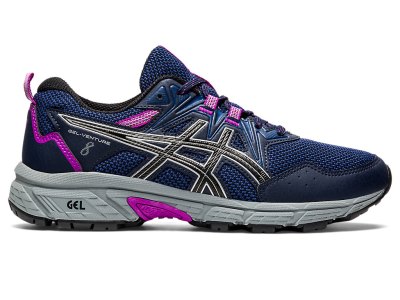 Tenis Para Trail Running Asics Gel-ventuRE 8 Mujer Negros Plateados | MX3667-531