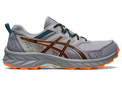 Tenis Para Trail Running Asics Gel-ventuRE 9 Hombre Grises Naranjas | MX4650-190