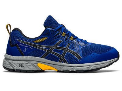 Tenis Para Trail Running Asics Gel-ventuRE 8 Hombre Azules Negros | MX5815-946