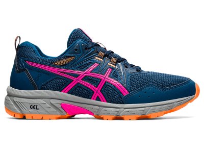 Tenis Para Trail Running Asics Gel-ventuRE 8 (D) Mujer Azules Rosas | MX5983-894