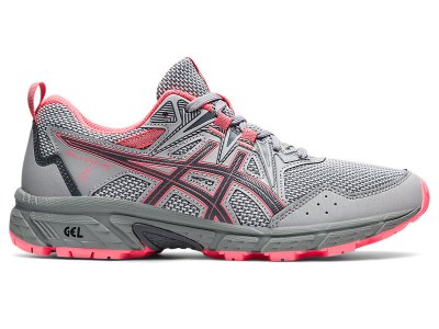 Tenis Para Trail Running Asics Gel-ventuRE 8 Mujer Grises Coral | MX6149-595