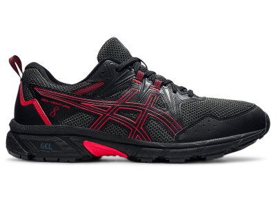 Tenis Para Trail Running Asics Gel-ventuRE 8 Hombre Negros Rojos | MX6784-409