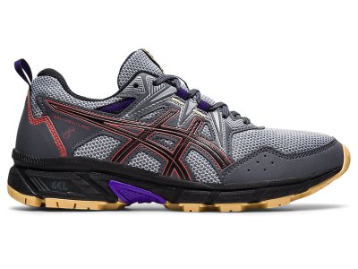 Tenis Para Trail Running Asics Gel-ventuRE 8 (D) Mujer Grises Rojos Rojos Oscuro | MX9315-856