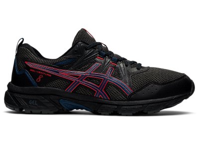 Tenis Para Trail Running Asics Gel-ventuRE 8 Hombre Negros Rojos | MX9705-443