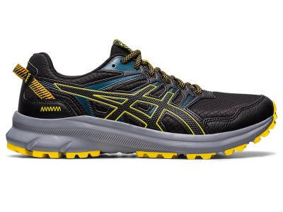 Tenis Para Trail Running Asics Trail Scout 2 Hombre Negros Dorados Amarillos | MX9567-215