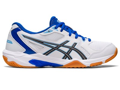 Tenis de Voleibol Asics Gel-rocket 10 Mujer Blancos Azules | MX3512-028