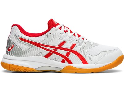 Tenis de Voleibol Asics Gel-rocket 9 Mujer Blancos Rojos | MX5113-980