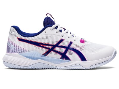 Tenis de Voleibol Asics Gel-tactic Mujer Blancos Azules | MX0884-562