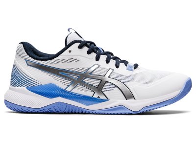 Tenis de Voleibol Asics Gel-tactic Mujer Blancos Azules | MX7587-789