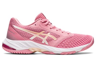 Tenis de Voleibol Asics Netburner Ballistic FF 3 Mujer Rosas Amarillos | MX0781-696