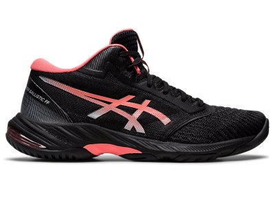 Tenis de Voleibol Asics Netburner Ballistic FF MT 3 Mujer Negros Coral | MX1226-698