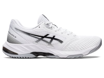 Tenis de Voleibol Asics Netburner Ballistic FF 3 Mujer Blancos Negros | MX2557-359