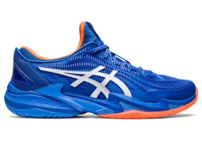 Zapatos de Tenis Asics Court FF 3 Novak Hombre Azules Blancos | MX8942-413