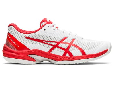 Zapatos de Tenis Asics Court Speed FF Mujer Blancos Rojos | MX2735-998