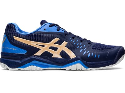 Zapatos de Tenis Asics Gel-challenger 12 Hombre Azul Marino Amarillos | MX0613-828