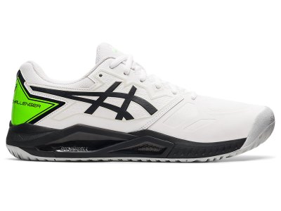 Zapatos de Tenis Asics Gel-challenger 13 Hombre Blancos Verdes | MX7499-209