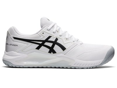 Zapatos de Tenis Asics Gel-challenger 13 Hombre Blancos Negros | MX8583-206