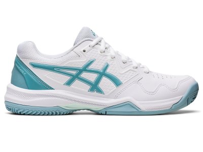 Zapatos de Tenis Asics Gel-dedicate 7 Clay Mujer Blancos Azules | MX1527-396