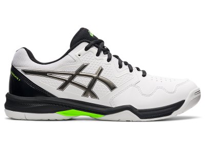 Zapatos de Tenis Asics Gel-dedicate 7 Hombre Blancos Negros | MX4604-396