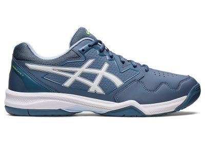 Zapatos de Tenis Asics Gel-dedicate 7 Hombre Grises Azules Blancos | MX6591-610