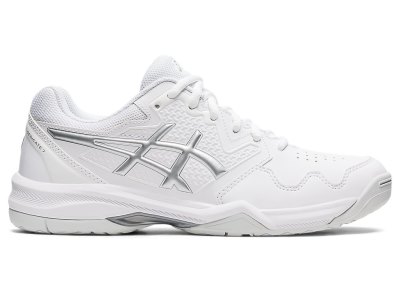 Zapatos de Tenis Asics Gel-dedicate 7 Mujer Blancos Plateados | MX1901-983