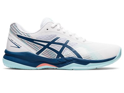 Zapatos de Tenis Asics Gel-game 8 Mujer Blancos Azules Claro | MX9213-949