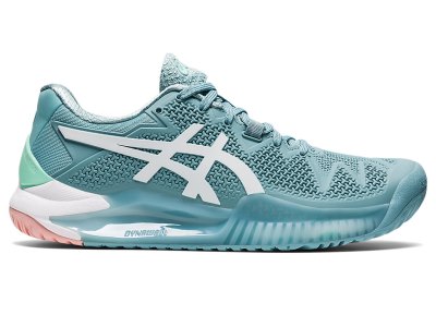 Zapatos de Tenis Asics Gel-resolution 8 Mujer Azules Blancos | MX0061-050