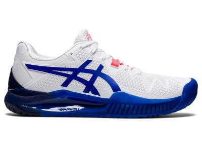 Zapatos de Tenis Asics Gel-resolution 8 Mujer Blancos Azules | MX2938-319