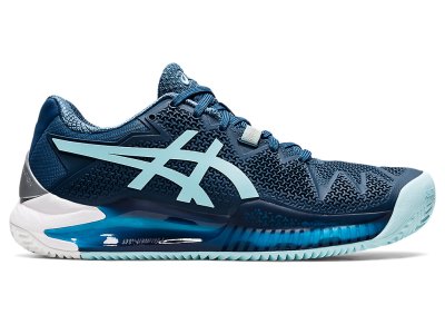 Zapatos de Tenis Asics Gel-resolution 8 Clay Mujer Azules Claro Azules | MX3942-426