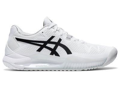 Zapatos de Tenis Asics Gel-resolution 8 Mujer Blancos Negros | MX4936-148